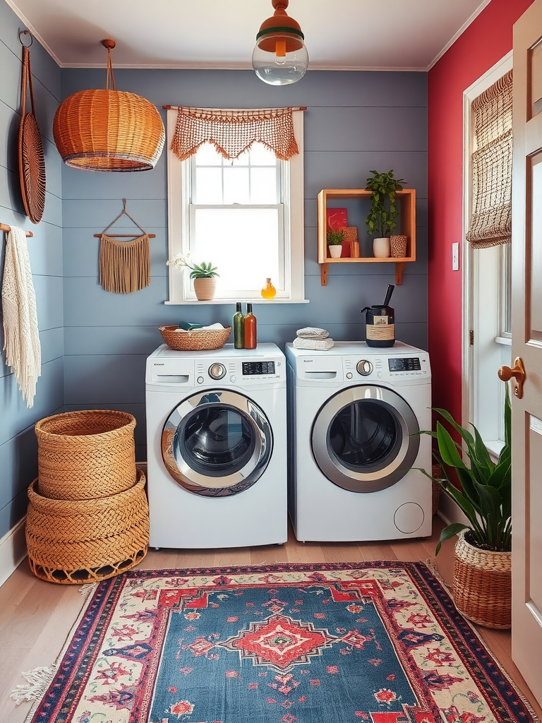 Boho Laundry Room Inspirations for Boho Lovers